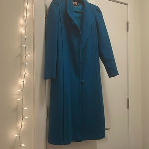Teal Peacoat